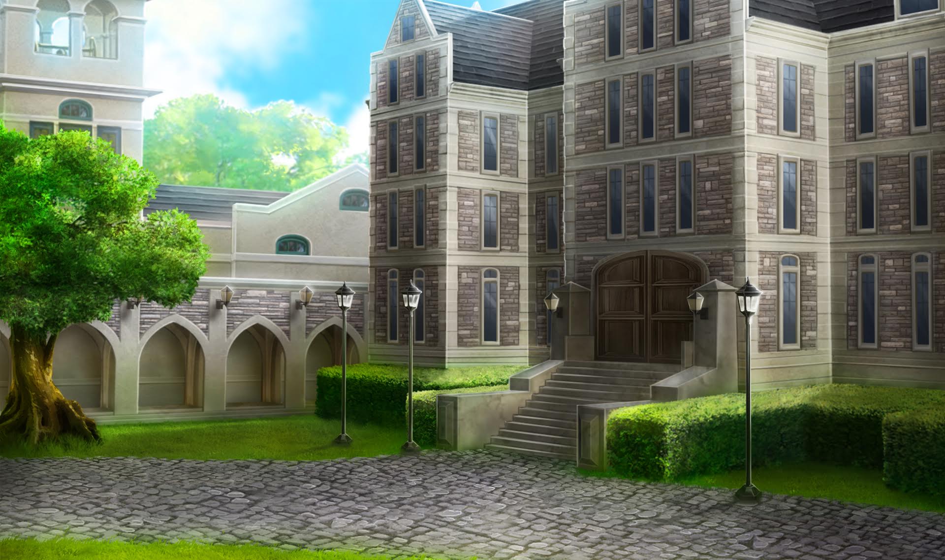 ♕ SPIRIT BRINGERS: EMPYREAN REALM. (SAGA DE BYNQUISTERR) - Página 32 Pv1_back_EXT__ST_ANDREWS_HIGH_SCHOOL___DAY